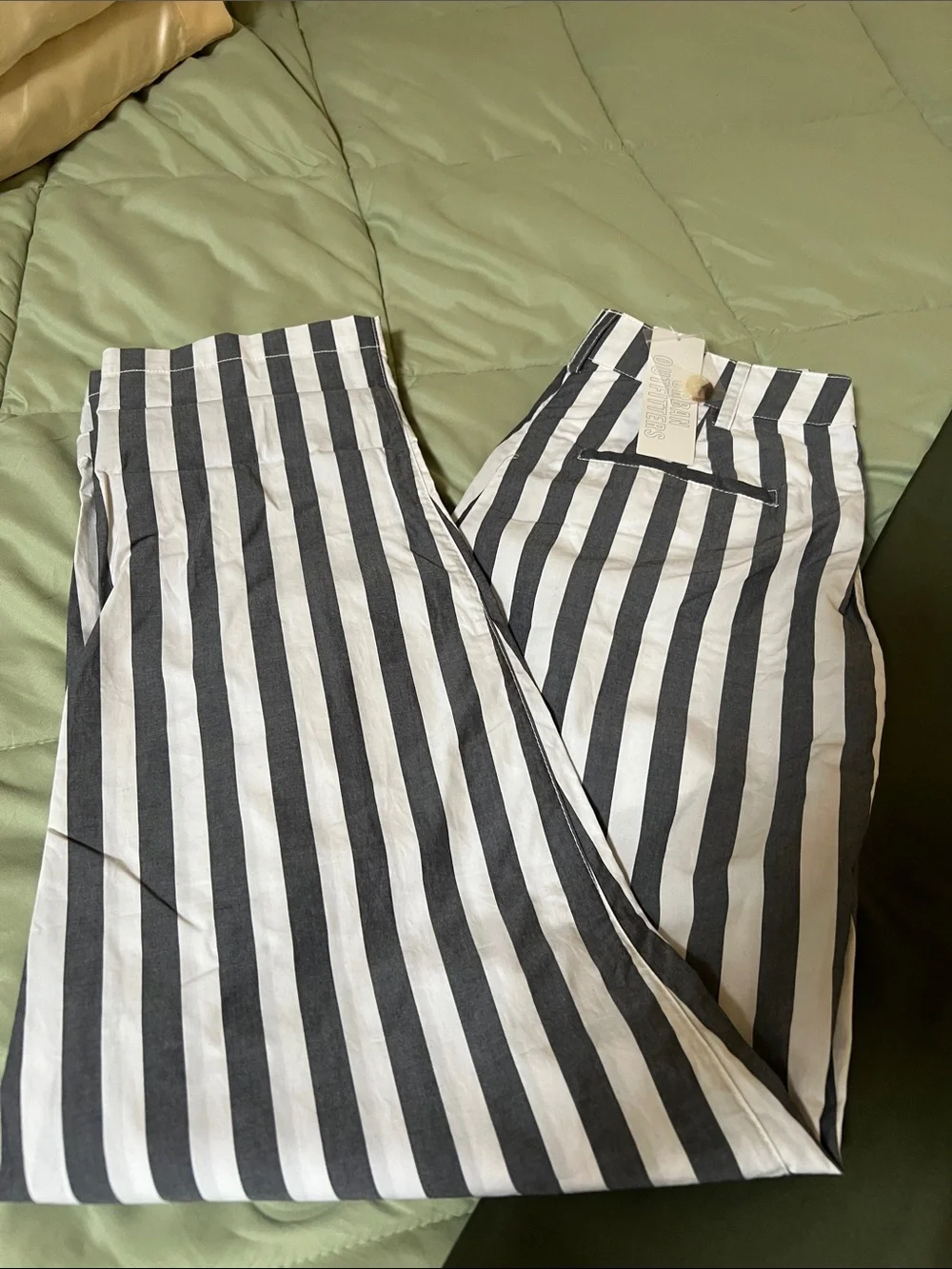 Urban Outfitters High-Rise Tapered Striped Pants - Picture 2 of 6